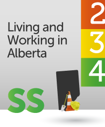 living and working in alberta