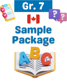 Sample Package: Grade 7 