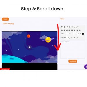 Step 6: Scroll down
