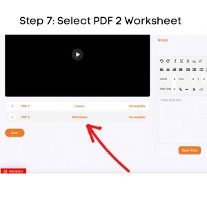 Step 7: Select PDF