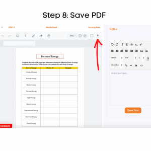 Step 8: Save PDF