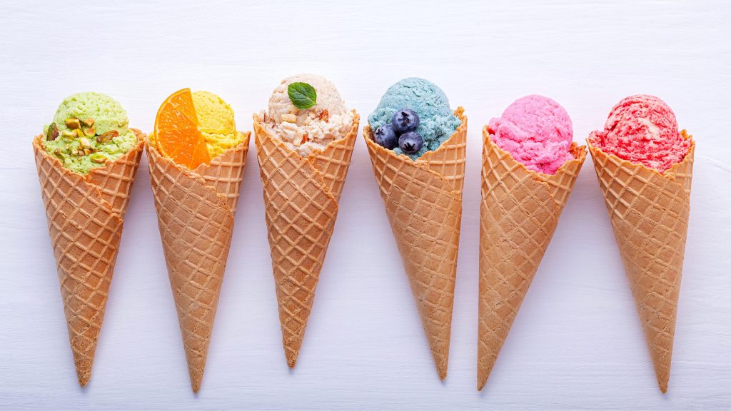 Ice cream garland 