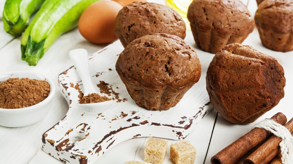 chocolate zucchini muffins