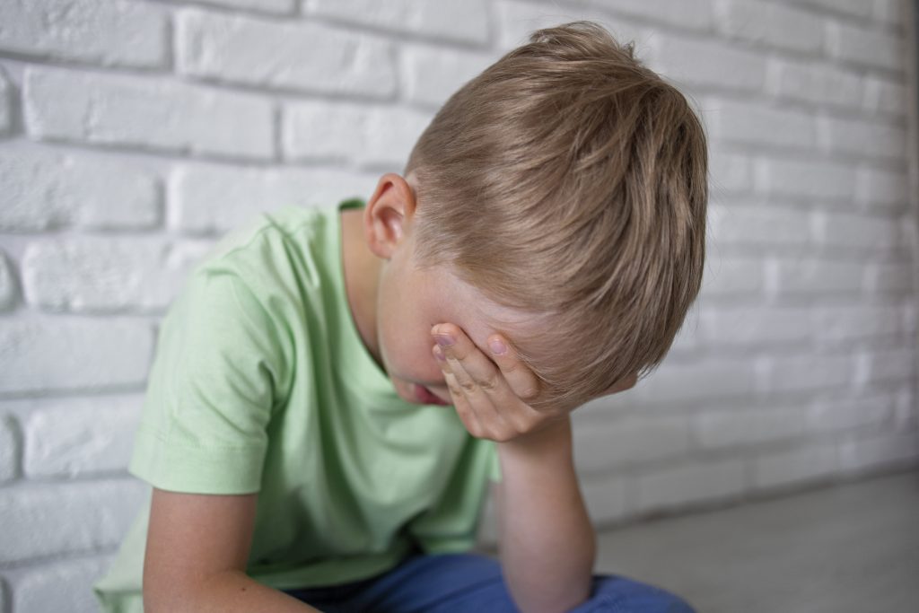 ADHD control strategies fail and boy is sad.