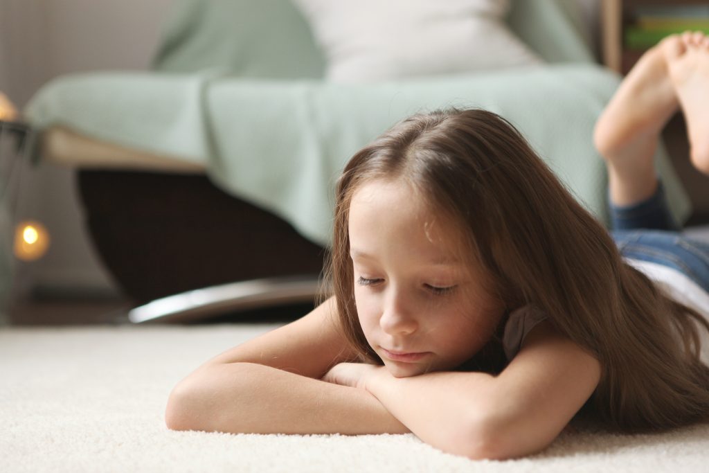 Young girl experiences Rejection Sensitive Dysphoria as a neurodivergent kids