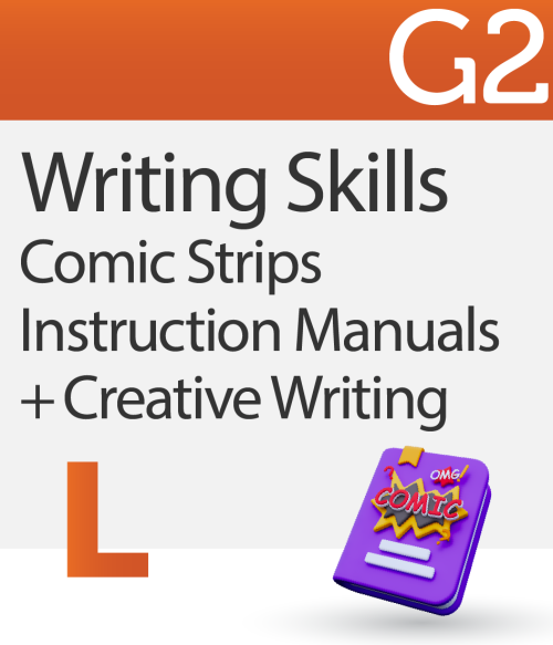 Writing Skills Comic Strips & Instruction Manuals + Creative Writing Prompts