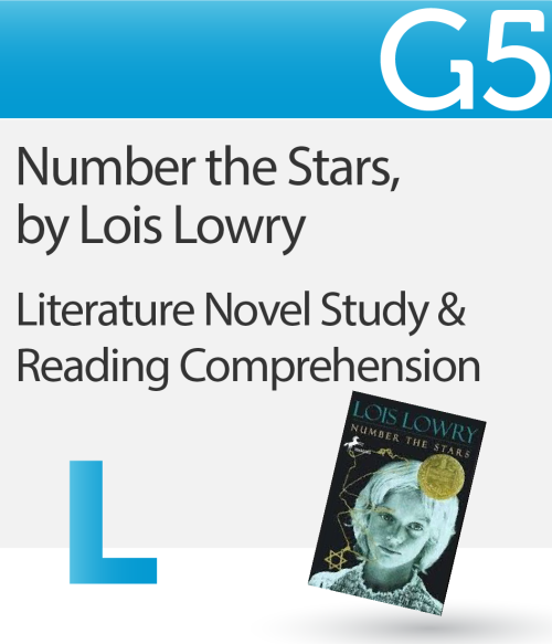 Literature & Comprehension Novel Study: Number the Stars, by Lois Lowry
