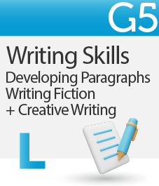 Writing Skills Developing Paragraphs & Writing Fiction + Creative Writing Prompts