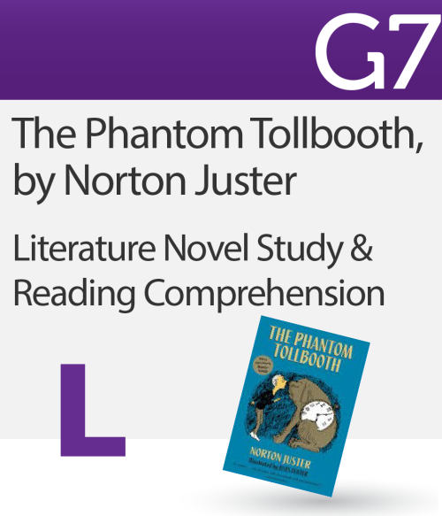 Literature & Comprehension Novel Study: The Phantom Tollbooth, by Norton Juster