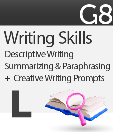 Writing Skills Descriptive Writing & Summarizing and Paraphrasing + Creative Writing Prompts