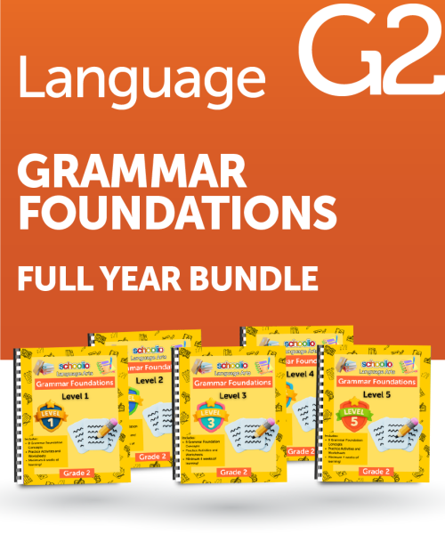 Grade 2 Grammar Foundations – Full Year Bundle