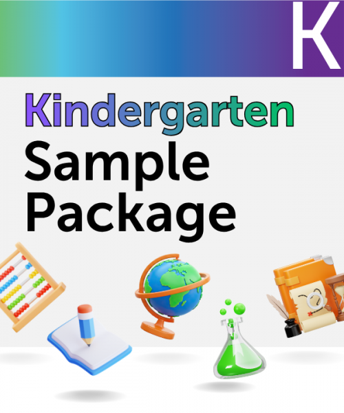 Sample Package: Kindergarten
