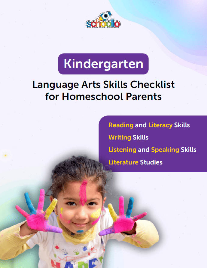 Kindergarten Language Arts Skills Checklist for Homeschool Families